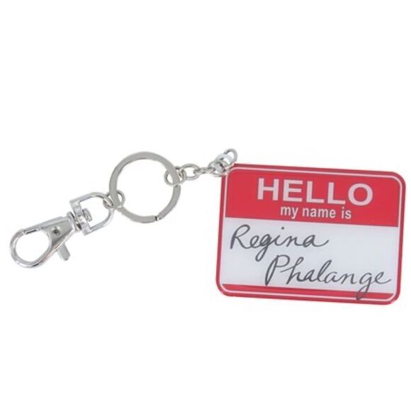 Friends Hello My Name Is Regina Phalange Keyring Television Series NWT - Picture 1 of 7